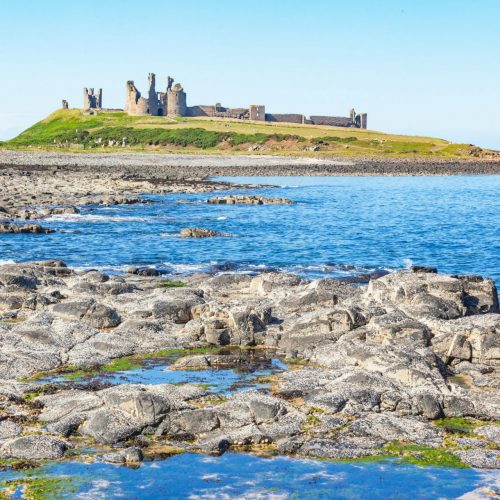 Dunstanburgh Castle in Northumberland